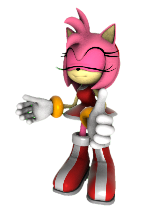 Amy Smiling Amy Rose smilling by transparentjigglyPt2 on DeviantArt