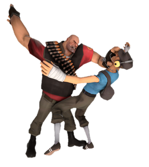 RED Heavy vs BLU Scout 2