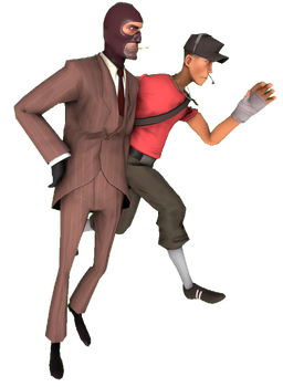 RED Spy and Scout teaming up
