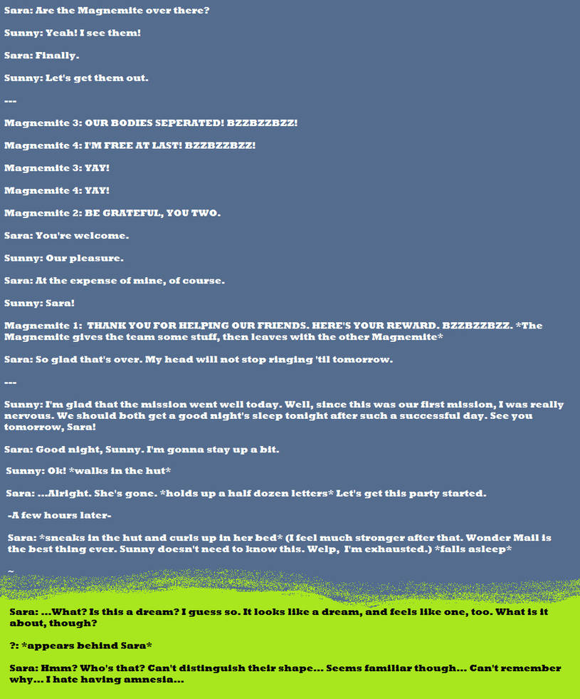 PMD Rescue Team EnigmaBolt Script 4 by SilverwingDB on DeviantArt