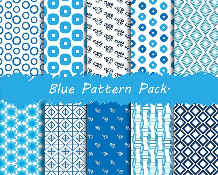Blue Pattern Collections Classic Blue Pattern Legion by stocklegion on DeviantArt