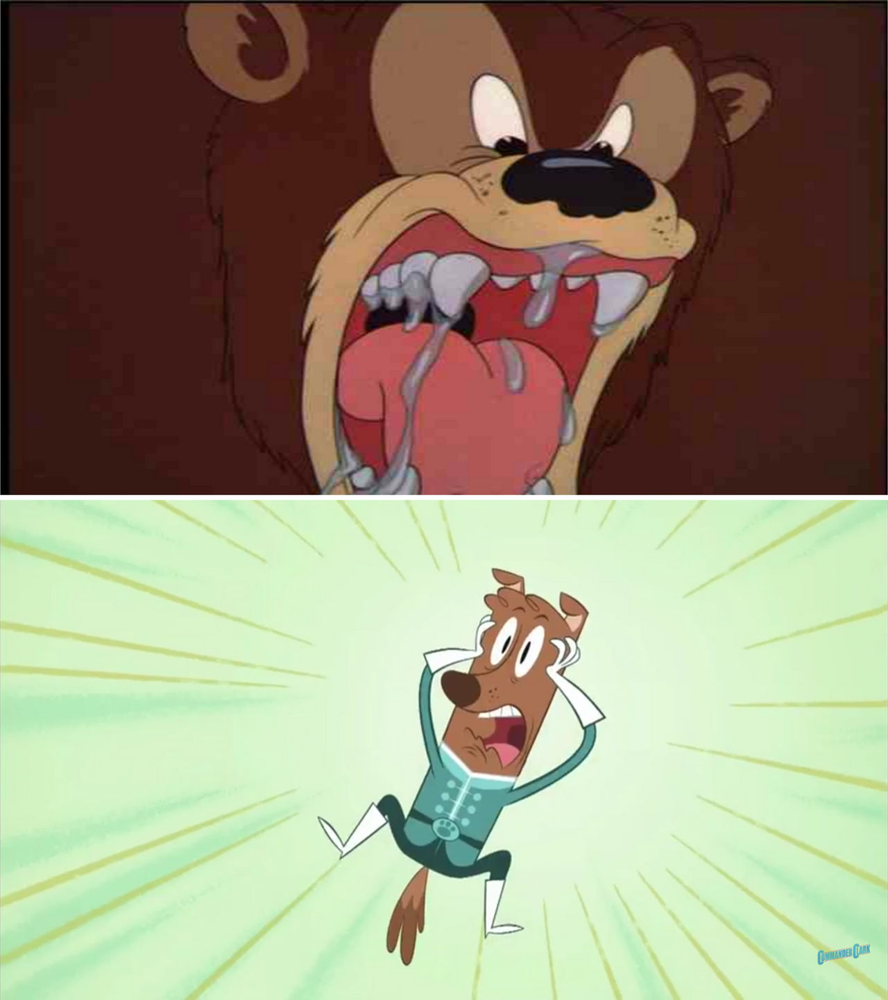 Clark Raged Clark Scared of the Bear by sirjosh9 on DeviantArt