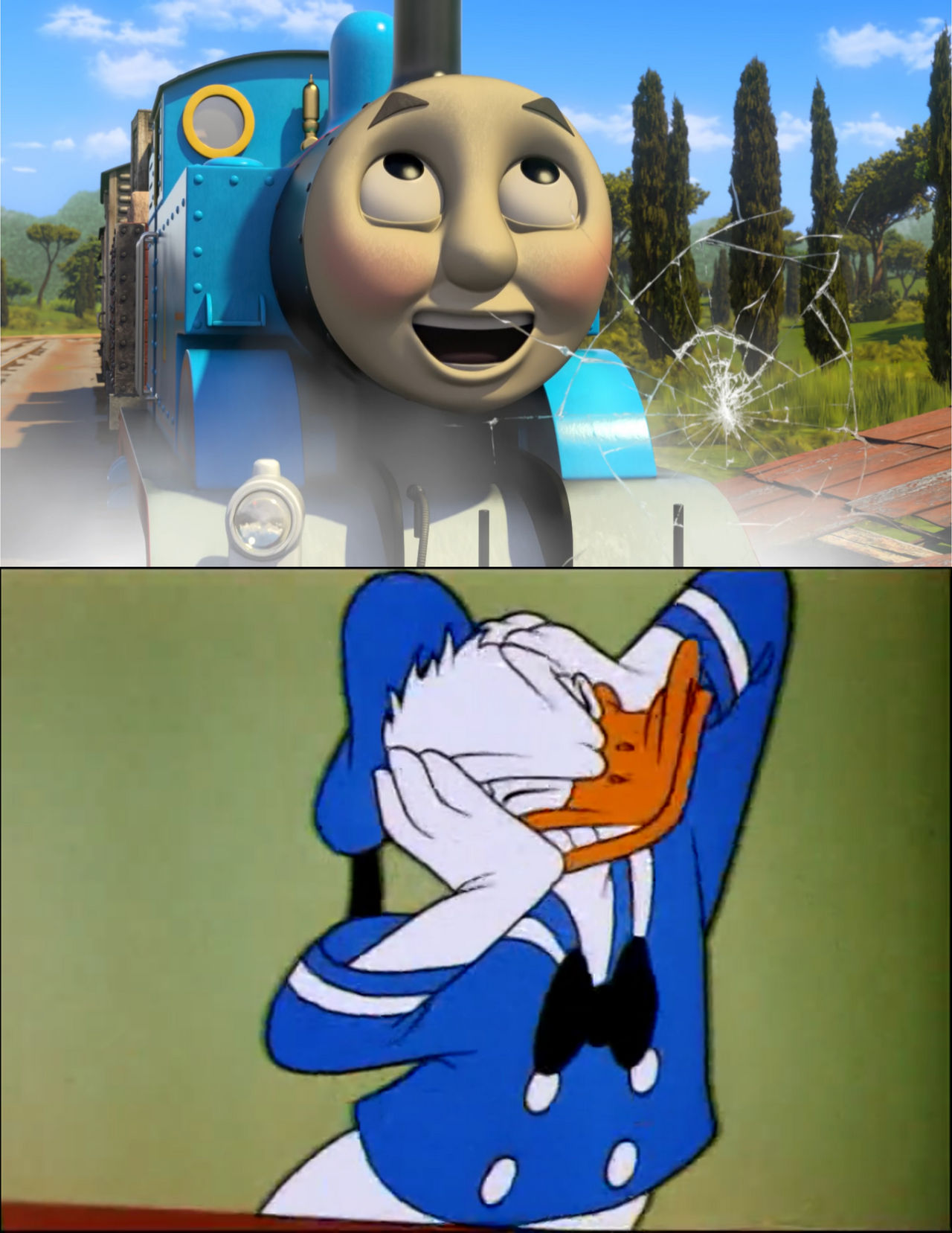 Thomas' Singing Annoys Donald Duck by sirjosh9 on DeviantArt