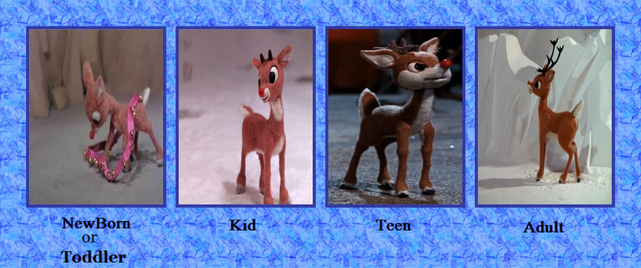Rudolph Through the Ages by sirjosh9 on DeviantArt