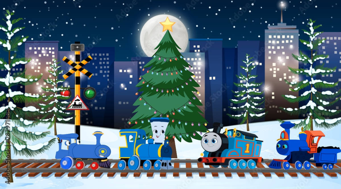 The True Blue Crew Celebrating Christmas by sirjosh9 on DeviantArt