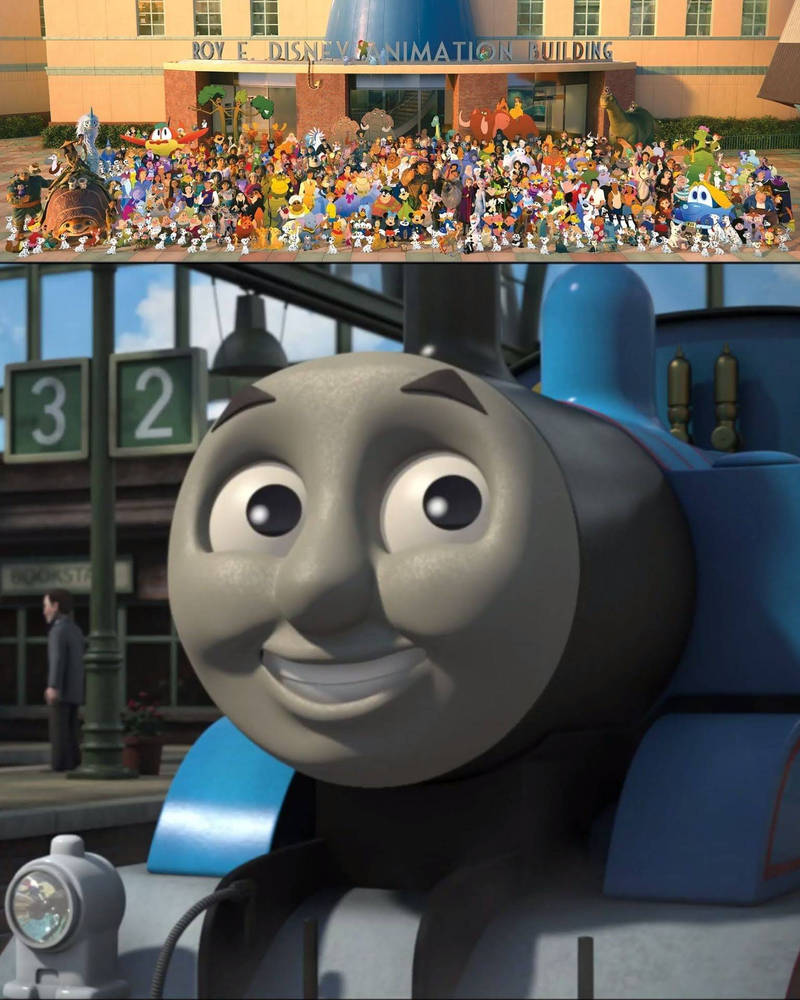 Tom Reaction Thomas' Reaction to the Disney Group Photo by sirjosh9 on DeviantArt