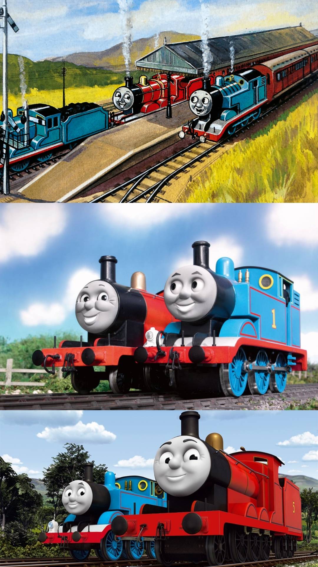 The Evolution of Thomas and James by sirjosh9 on DeviantArt