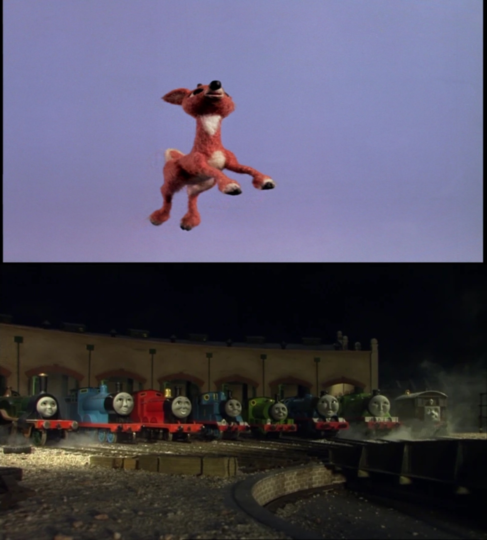8 Rudolf Flying The Steam Team Watching Rudolph Fly (1964) by sirjosh9 on DeviantArt