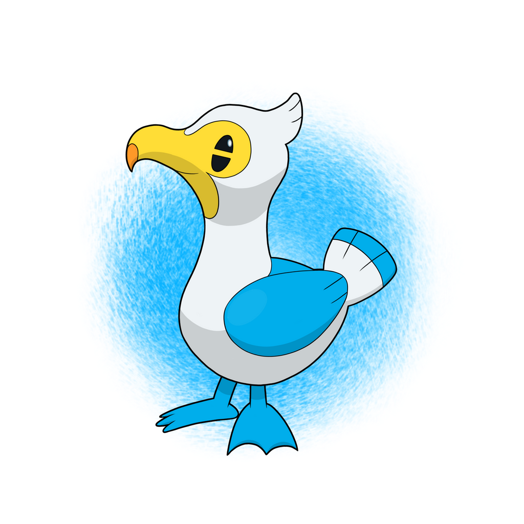 Blueby - alt. Wingull evolution by fauxlens on DeviantArt