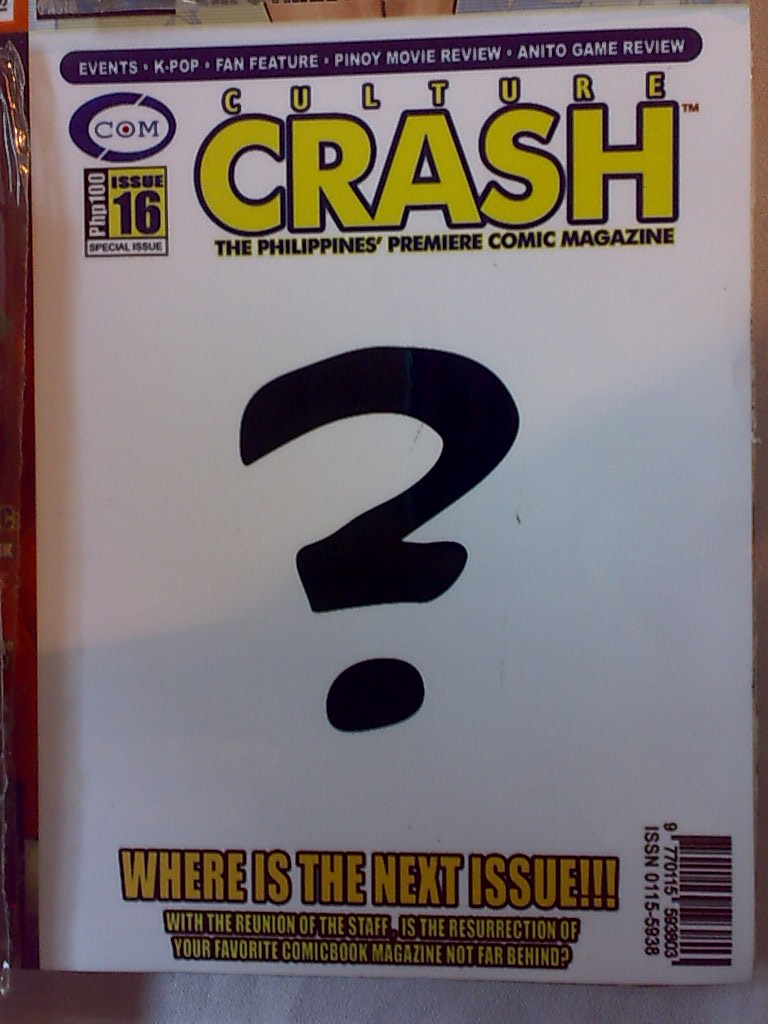 Culture Crash Comics 16