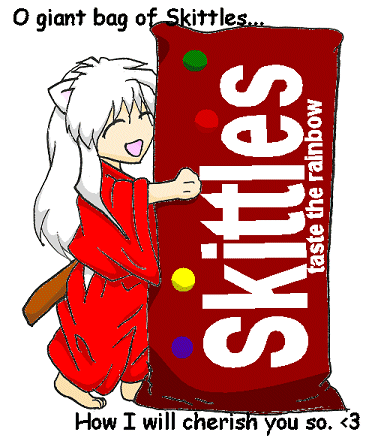 Chibi Inuyashas Skittles