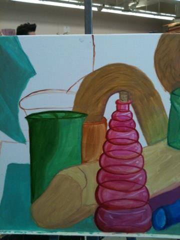 Oil Paint still life 6- Finished bottle