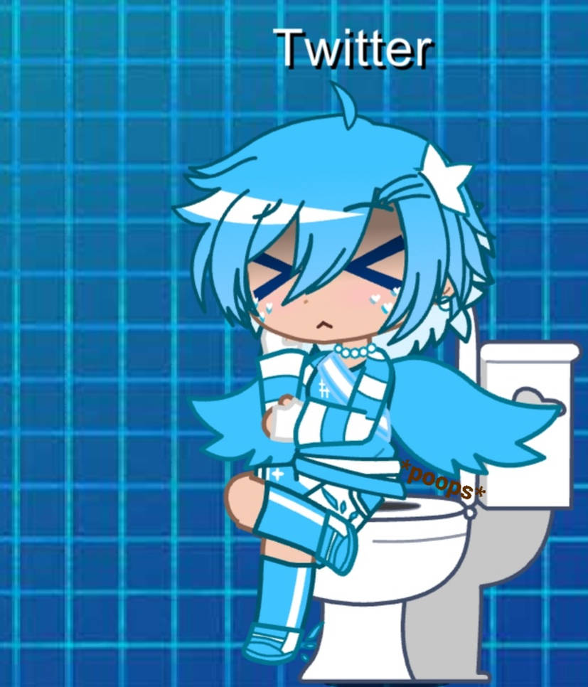 Twitter on the toilet by kittyloverUwUi on DeviantArt