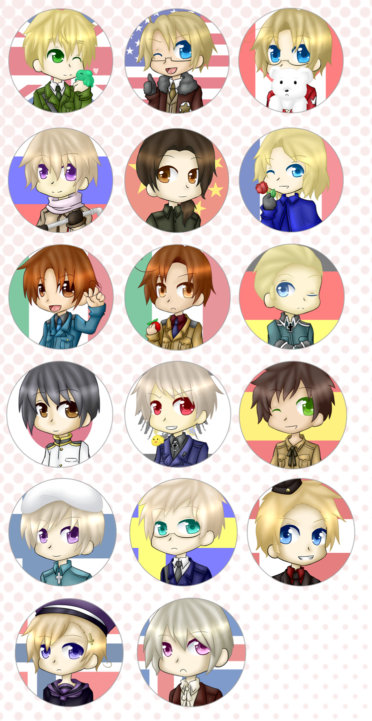 Hetalia -Buttons-