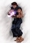 Evil Ryu Street Fight 2 by digitalArtistYork