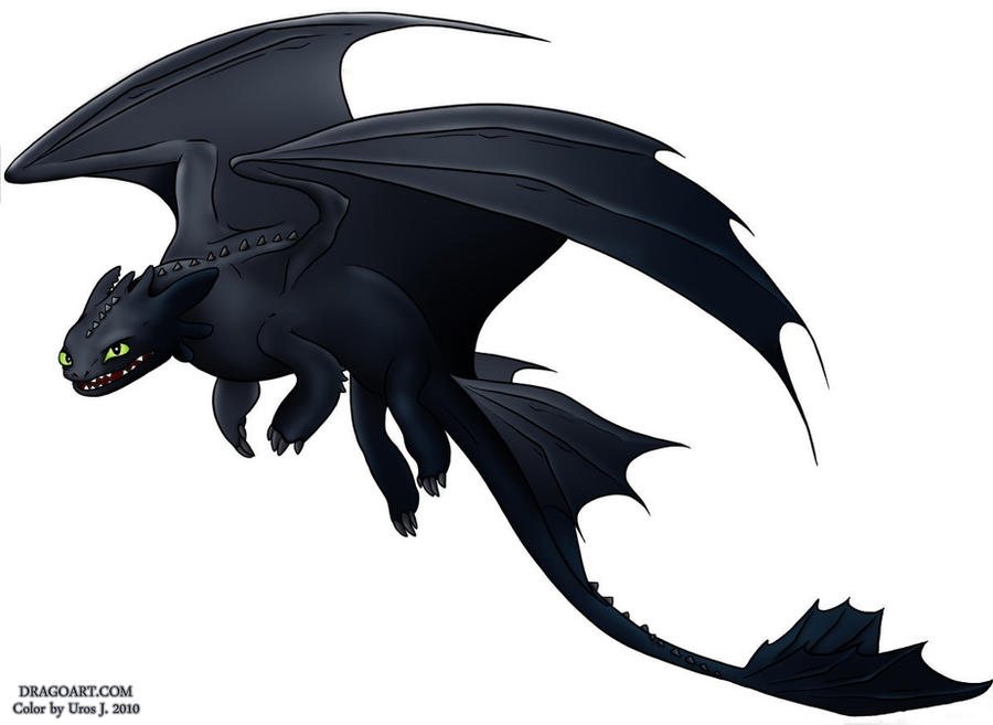 Night Fury - Toothless by uros3D on DeviantArt