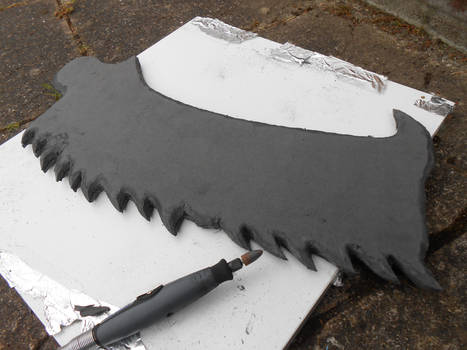 Saw Cleaver: Shaping the blade