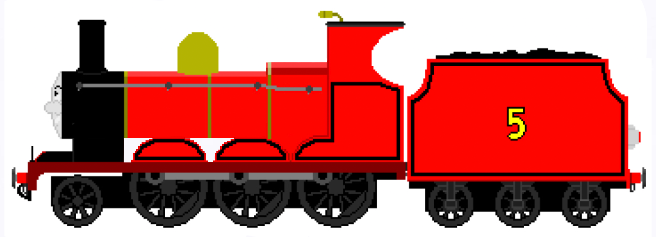 James Cross Engine My Ideal Of James The Red Engine by SuperMarioAurelio on DeviantArt