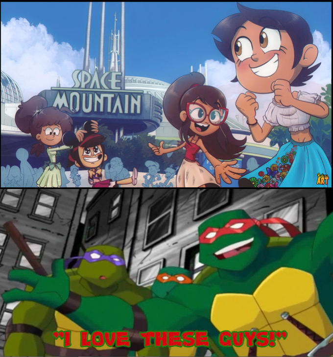 Raphael Loves Four Disney Channels Girls by SuperMarioAurelio on DeviantArt