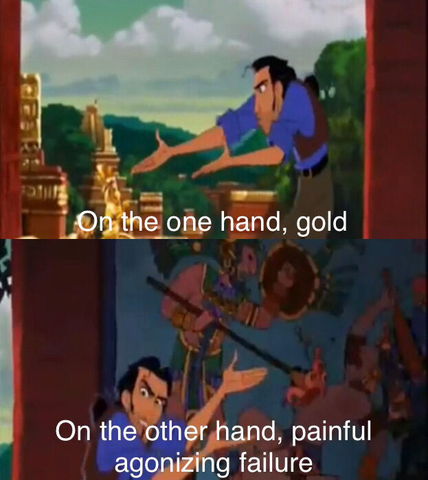 Gold And Painful Agonizing Failure Meme Template by SuperMarioAurelio ...