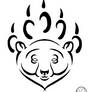 Tribal Polar bear Tattoo