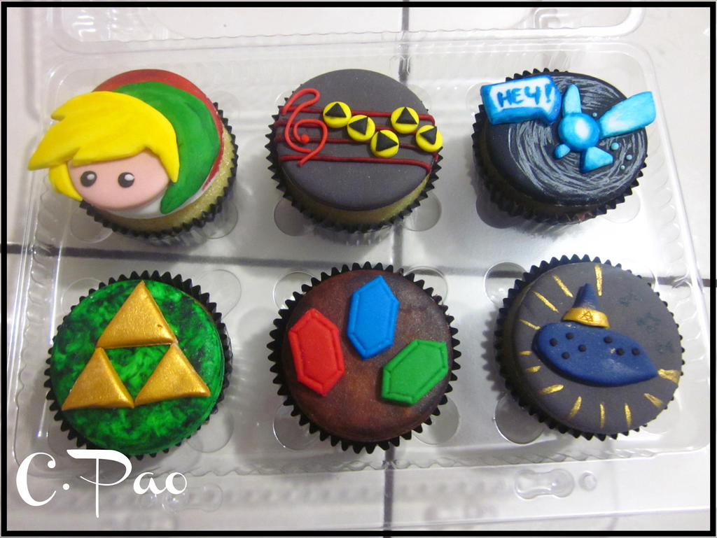 Cupcakes Zelda by CPao