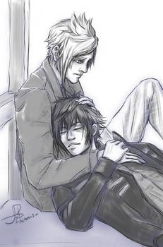 Prompto and Noct (FFXV)