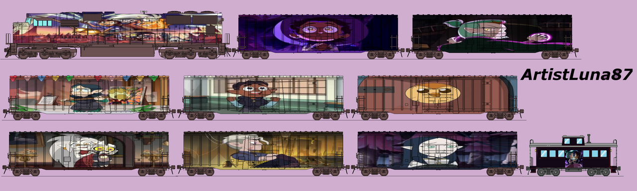 Owl Train Design The Owl House Theme Train by ArtistLuna87 on DeviantArt