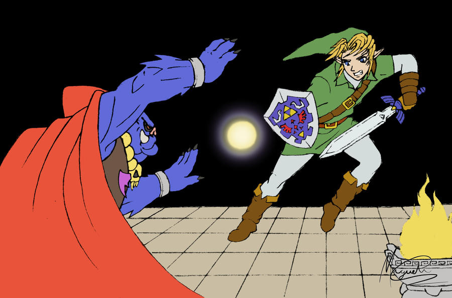 link vs ganondorf pig