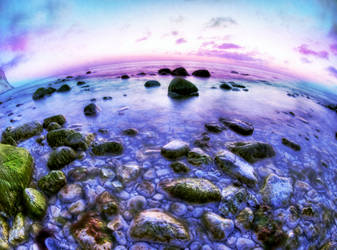 Fish-eye Ocean View