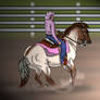 Flyboy at Windfall Winter Rodeo -Reining