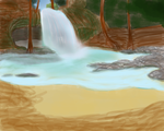 Waterfall Cave by happy-horse-for-life