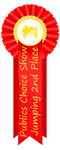 Publics Choice Show Jumping 2nd Place Ribbon by happy-horse-for-life