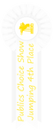 Publics Choice Show Jumping 4th Place Ribbon by happy-horse-for-life