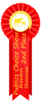 Publics Choice Breeders Showcase 2nd Place Ribbon by happy-horse-for-life