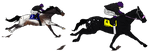 Cloud Vs Voodoo at Jet Deck Stakes by happy-horse-for-life