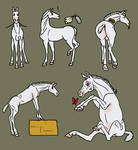 Ghost Optional Foal Training Course by happy-horse-for-life