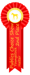 Publics Choice Youngstock Halter 2nd Place Ribbon by happy-horse-for-life