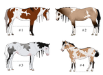 Stock Adopts w/In-Game Pedigree 3 (3/4 OPEN) by happy-horse-for-life
