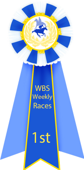 WBS Weekly Races - 1st Place Ribbon