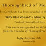 TS Tb of Merit Award-WBSBlackbeard's Ghostly Sails