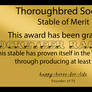 TS Stable of Merit Award Rocketeer Racing Co.