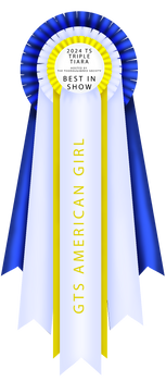 2024 TS Triple Tiara Best In Show Ribbon