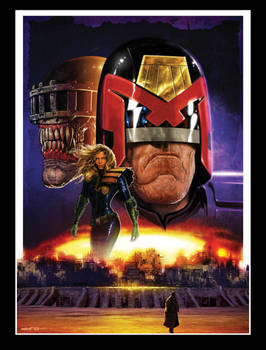 Judge Dredd and Anderson pinup