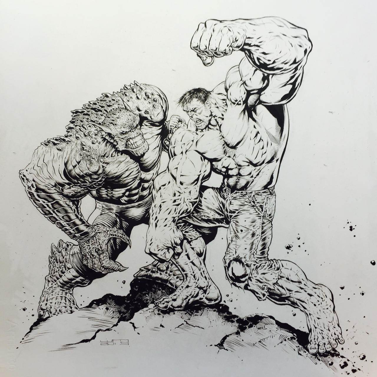 Hulk vs. The Abomination by LiamRSharp on DeviantArt