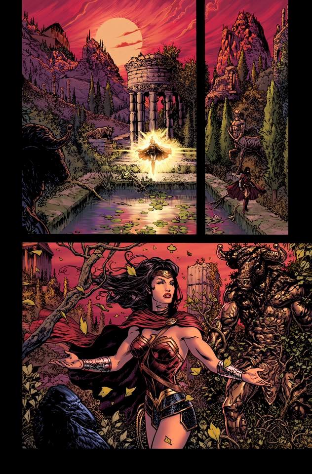 Wonder Woman Rebirth page