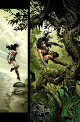Wonder Woman issue 1 page 3 by LiamRSharp