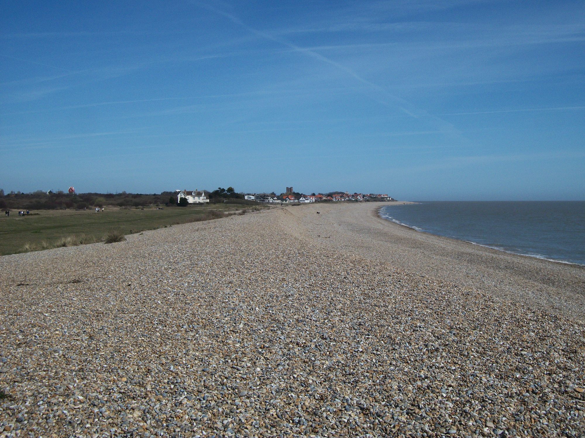 Aldeburgh, Suffolk - looking towards Thorpe Ness