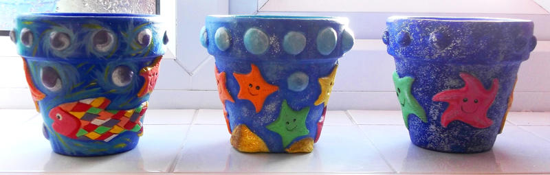 Starfish pot collection