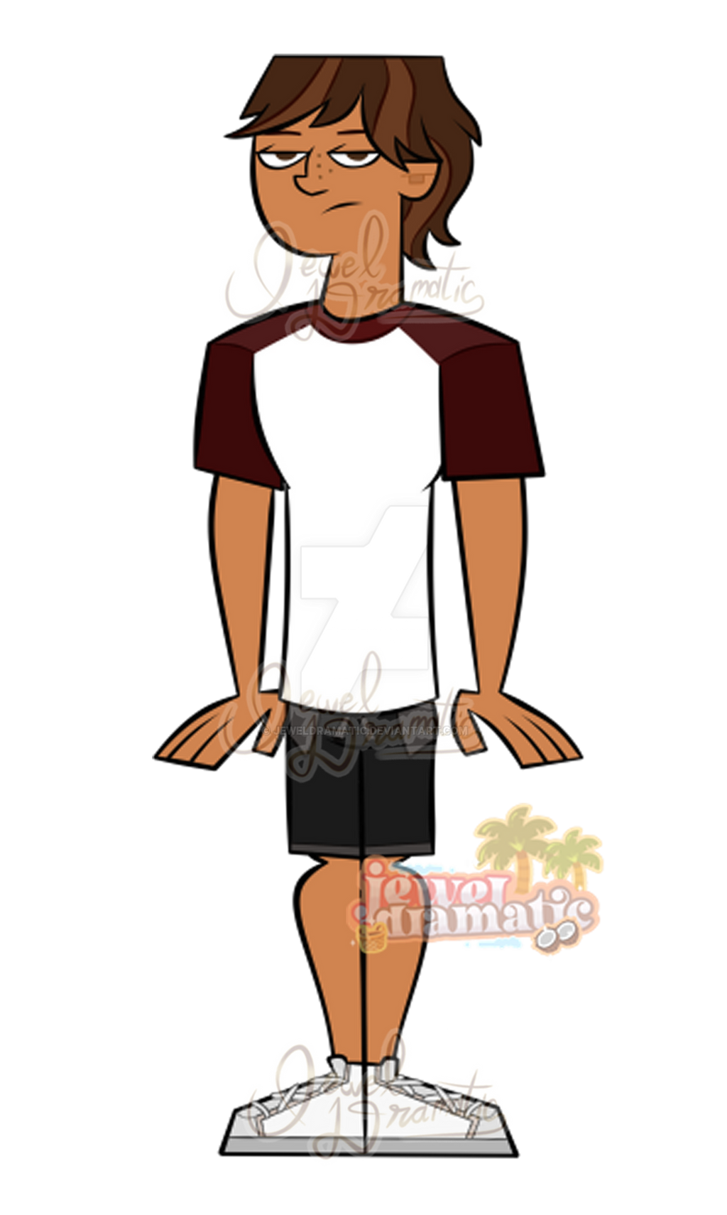 (COMMS) Rafa Total Drama OC by jeweldramatic on DeviantArt